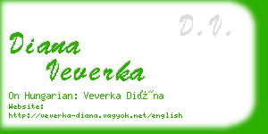 diana veverka business card